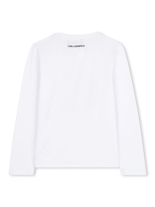 T-shirt bianca KARL LAGERFELD | Z30940BIANCO